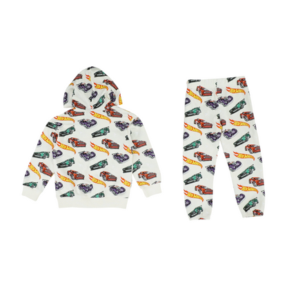 Ivory Graphic Long Sleeve Set