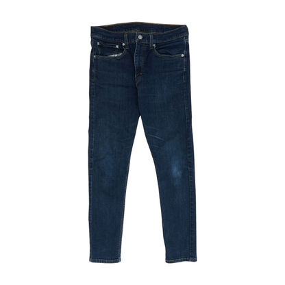 512 Navy Tapered Jeans