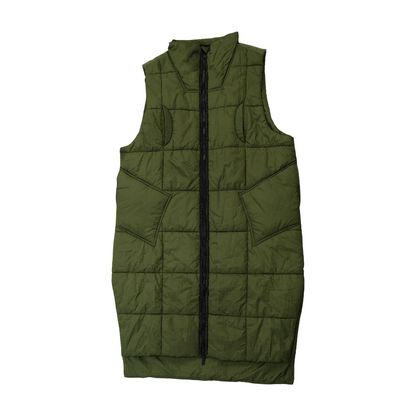 Olive Solid Active Vest
