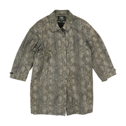 Multi Animal Print Rain Coat
