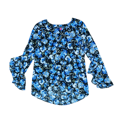 Black Floral Blouse