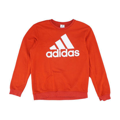 Red Solid Sweatshirt Pullover