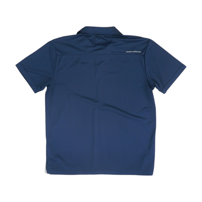 Navy Solid Short Sleeve Polo