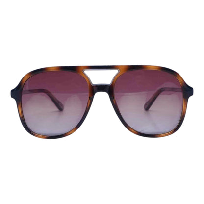 Brown Better Days Aviator Sunglasses