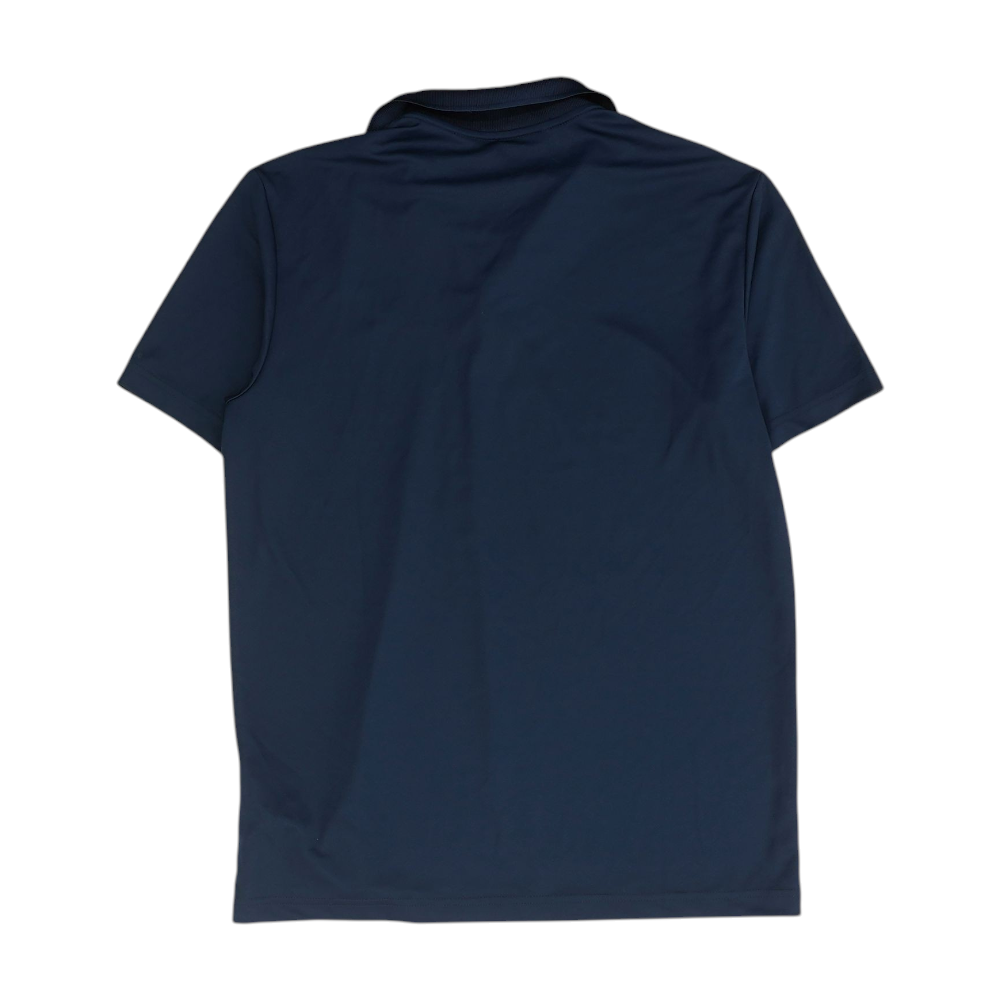 Navy Solid Short Sleeve Polo