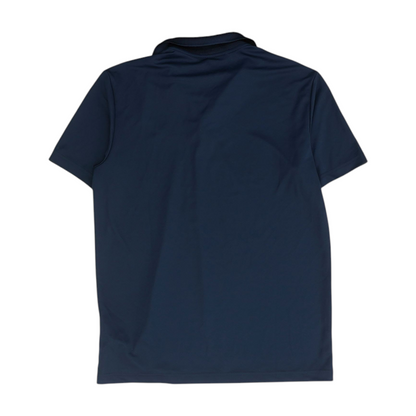 Navy Solid Short Sleeve Polo