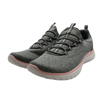 Gray Low-Top Athletic Shoes