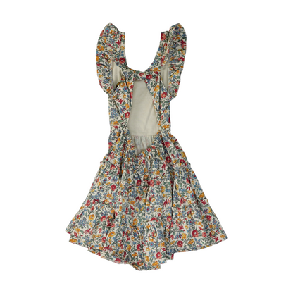 Beige Floral Dress