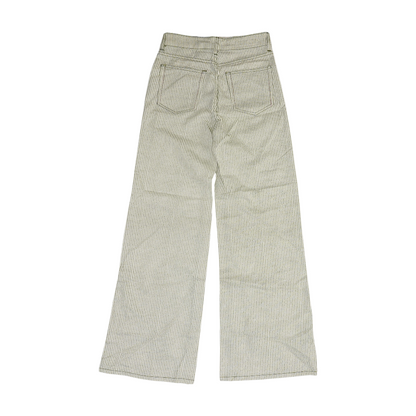 White Striped Jeans