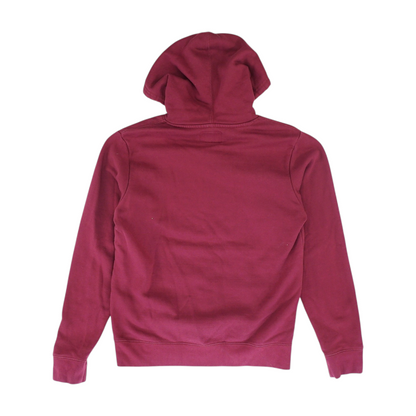 Maroon Solid Hoodie Pullover