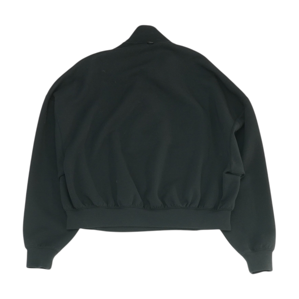 Black Solid 1/4 Zip Pullover