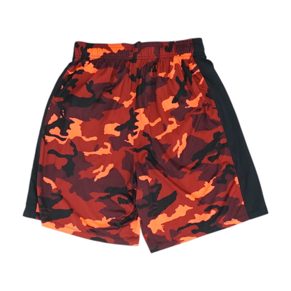 Red Camo Active Shorts