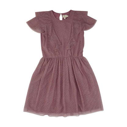 Mauve Solid Dress