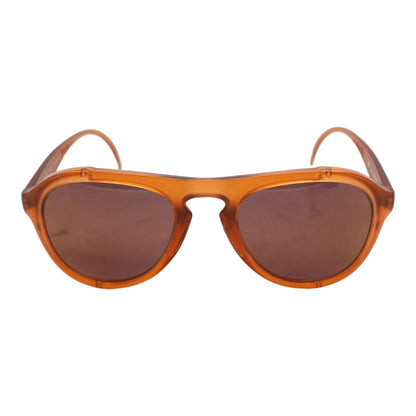 Brown Treeline Round Sunglasses