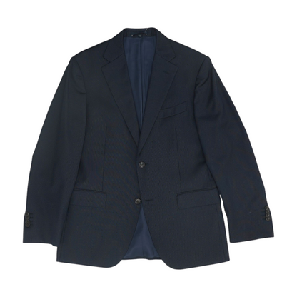 Navy Striped Suit Jacket