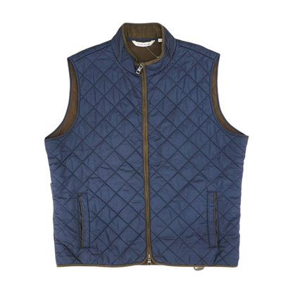 Blue Solid Vest