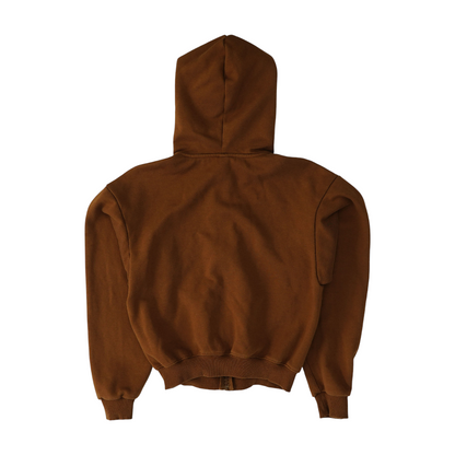 Brown Solid Jacket