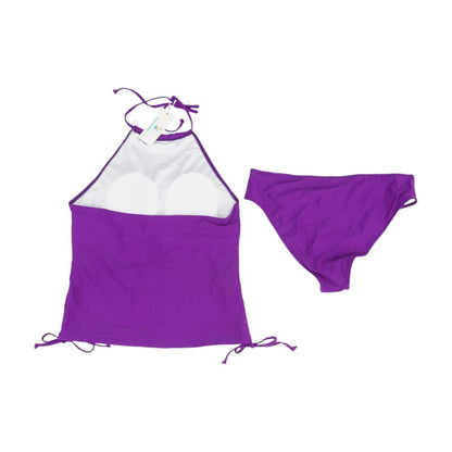 Purple Solid Two-Piece