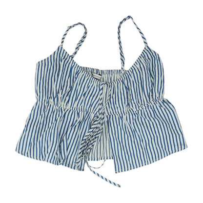 Blue Striped Tank Knit Top