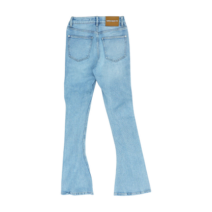 Blue Bootcut Jeans