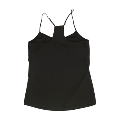 Black Solid Sleeveless Blouse