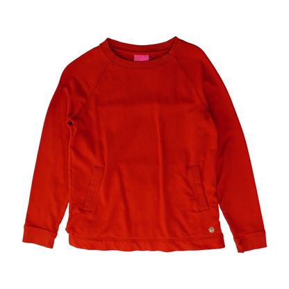 Red Sweatshirt Pullover
