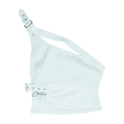 White Cropped Blouse