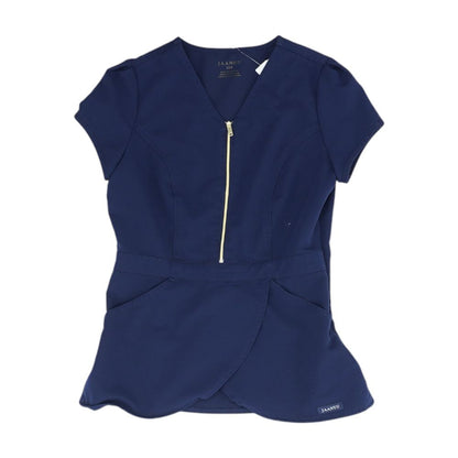 Navy Scrub Top Knit Top
