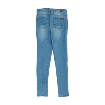 Blue Solid Jeans