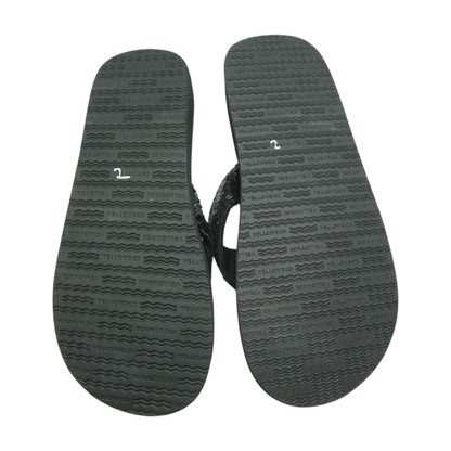 Black Flip-Flop Sandals
