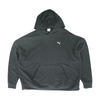 Black Solid Hoodie Pullover