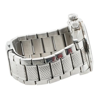 Silver Chronograph Stainless Steel Watch