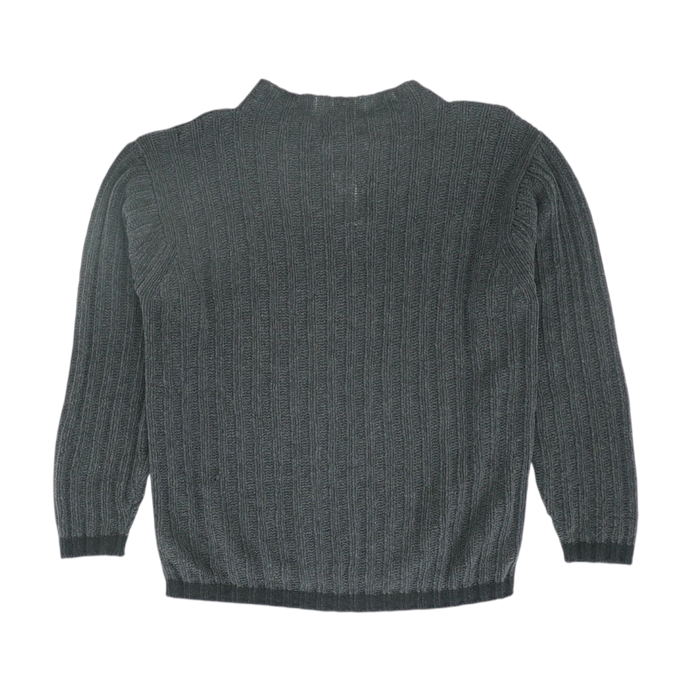 Charcoal Solid Pullover Sweater