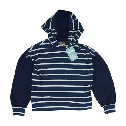 Navy Striped Blouse