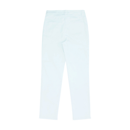White Straight Jeans