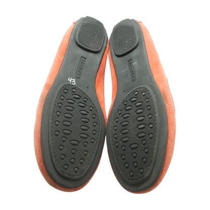 Red Slip-On Flats