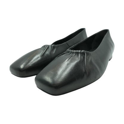 Black Slip-On Flats