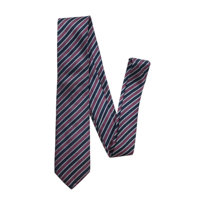 Navy Striped Neck Tie