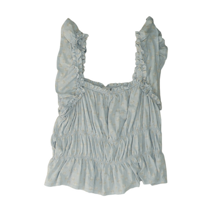 Blue Print Blouse
