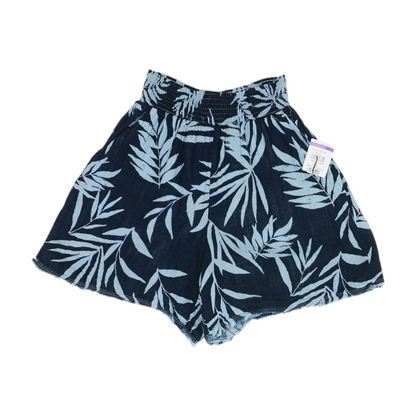 Navy Abstract Chino Shorts