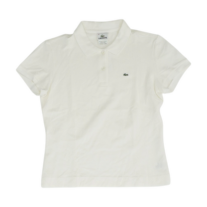 White Short Sleeve Polo