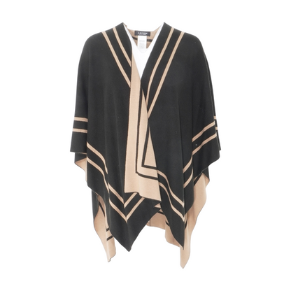 Black Abstract Cardigan Sweater