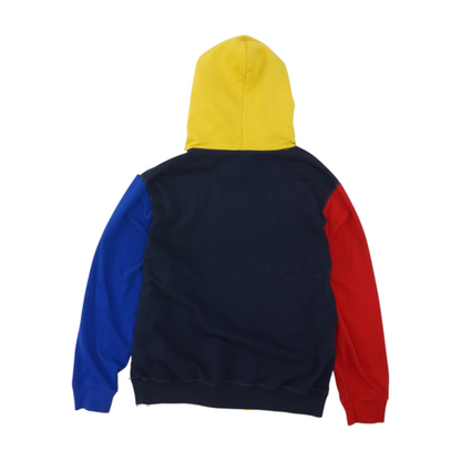 Multi Color Block Hoodie Pullover