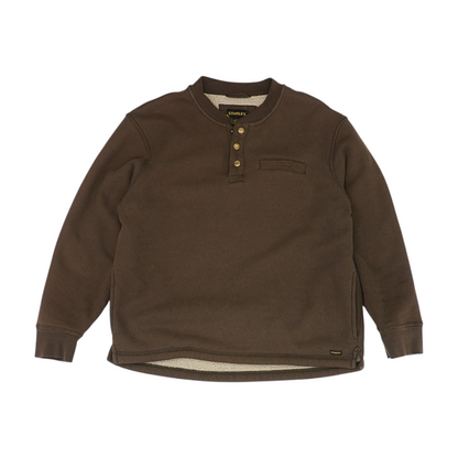 Brown Solid Pullover Sweater