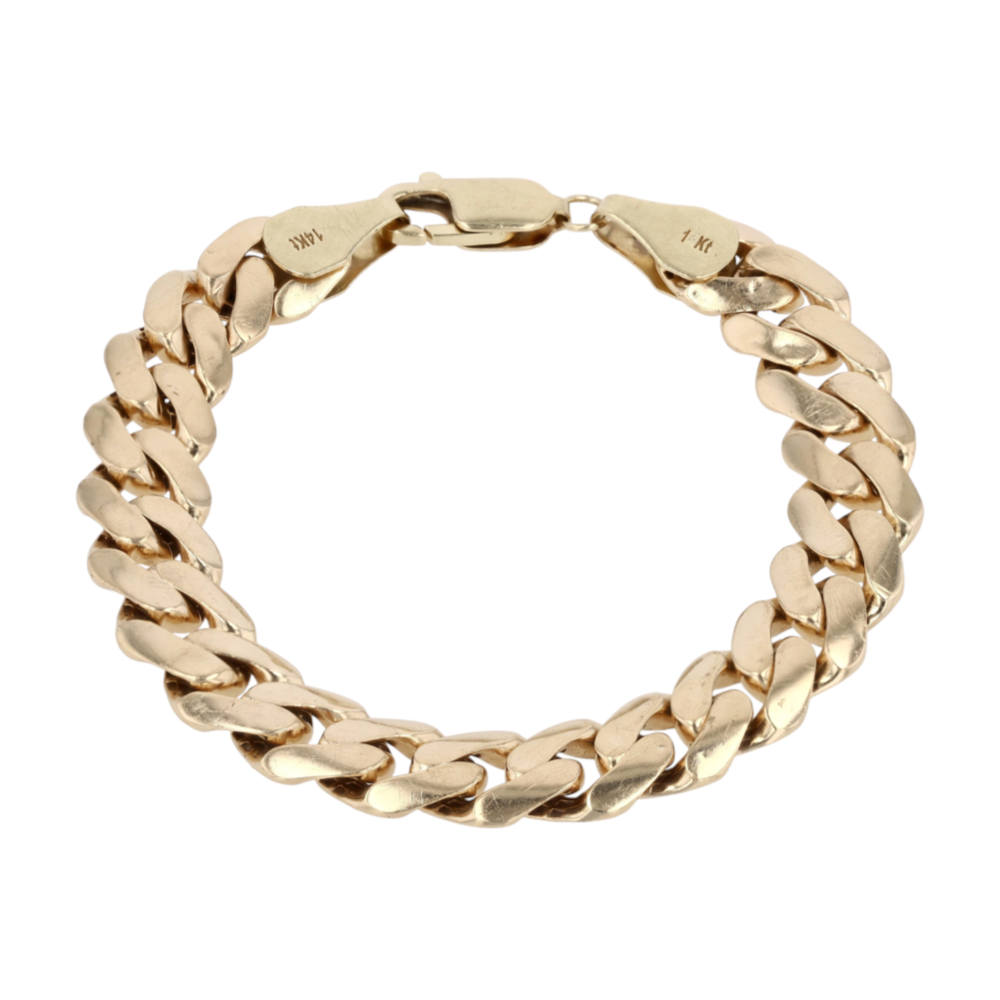 14K Yellow Gold Chain Bracelet