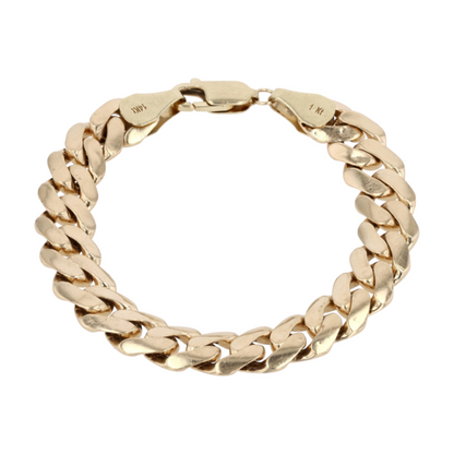 14K Yellow Gold Chain Bracelet