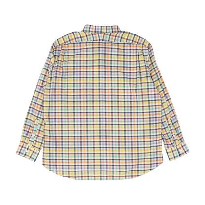 Multi Check Long Sleeve Button Down