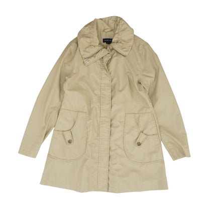 Beige Solid Lightweight Jacket