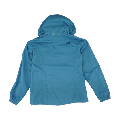 Blue Solid Rain Jacket