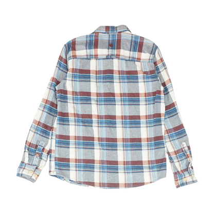 Multi Plaid Flannel Button Down